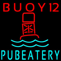 Custom Buoy 12 Pub Eatery Neonkyltti