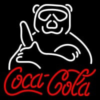 Custom Coca Cola Sign With Panda Neonkyltti