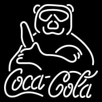 Custom Coca Cola Sign With Panda Neonkyltti