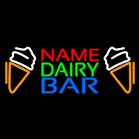 Custom Dairy Bar Neonkyltti