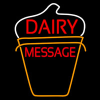 Custom Dairy On Logo Neonkyltti