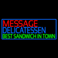 Custom Delicatessen Neonkyltti