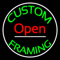 Custom Framing Open Frame With Border Neonkyltti
