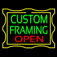 Custom Framing Open With Border Neonkyltti