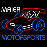 Custom Maier Motorspots Go Kart Neonkyltti