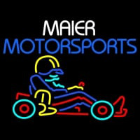 Custom Maier Motorspots Go Kart Neonkyltti