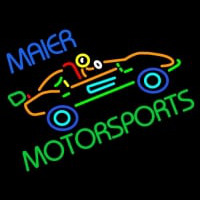 Custom Maier Motorspots Go Kart Neonkyltti