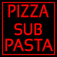 Custom Pizza Sub Pasta Neonkyltti