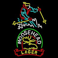 Custom Steamboat Moosehead Beer Neonkyltti