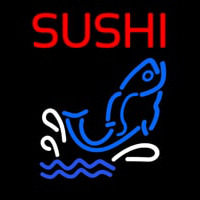 Custom Sushi With Fish Diet 1 Neonkyltti