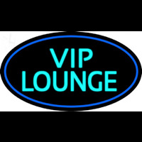 Custom Turquoise Vip Lounge Oval With Blue Border Neonkyltti