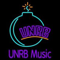 Custom UNRB Music Logo Neonkyltti