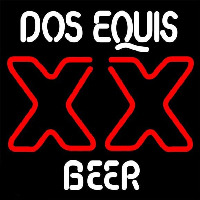 DOS Equis Beer Sign Neonkyltti