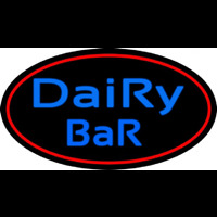 Dairy Bar With Logo Neonkyltti