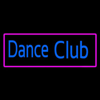 Dance Club With Pink Border Neonkyltti