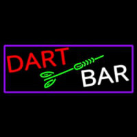 Dart Bar With Purple Border Neonkyltti