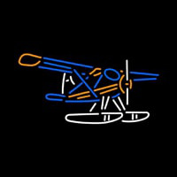 Dehavilland Beaver Float Plane Neonkyltti