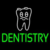 Dentistry With Tooth Logo Neonkyltti