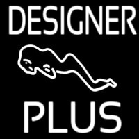 Designer Plus Girl Neonkyltti