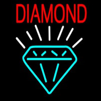 Diamond With Logo Neonkyltti