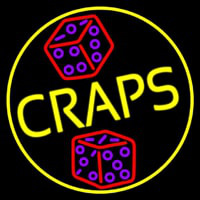 Dice Craps Neonkyltti