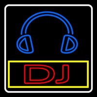 Dj With Logo Neonkyltti