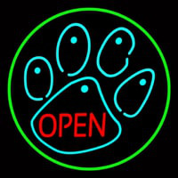Dog Open Logo 5 Neonkyltti