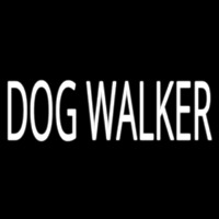 Dog Walker 1 Neonkyltti