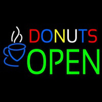 Donuts Open Neonkyltti