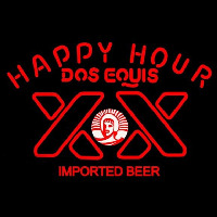Dos Equis Beer Happy Hour Beer Sign Neonkyltti