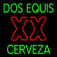 Dos Equis X  Cerveza 24 24 Beer Sign Neonkyltti