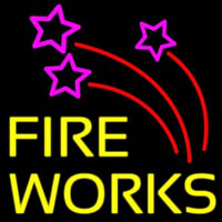 Double Stroke Fire Works 2 Neonkyltti