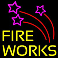 Double Stroke Fire Works 2 Neonkyltti