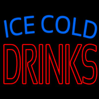 Double Stroke Ice Cold Drinks Neonkyltti