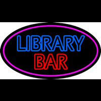 Double Stroke Library Bar Neonkyltti
