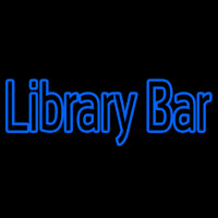 Double Stroke Library Bar Neonkyltti