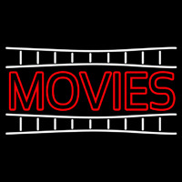 Double Stroke Movies Block Neonkyltti