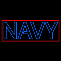 Double Stroke Navy Neonkyltti