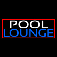 Double Stroke Pool Lounge With Red Border Neonkyltti