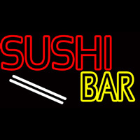 Double Stroke Sushi Bar  Neonkyltti
