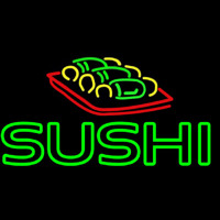 Double Stroke Sushi Neonkyltti