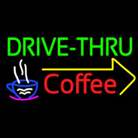 Drive Thru Coffee Neonkyltti