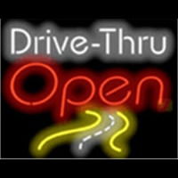 Drive Thru Open Wroad Scene Neonkyltti