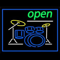 Drum Open Neonkyltti