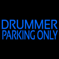 Drummer Parking Only 2 Neonkyltti