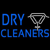 Dry Cleaners With Shirt Logo Neonkyltti