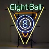 Eight Ball Kauppa Avoinna Neonkyltti