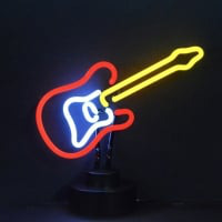 Electric Guitar Desktop Neonkyltti