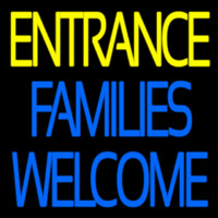 Entrance Families Welcome Neonkyltti