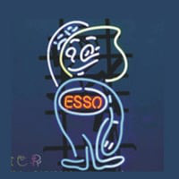 Esso Oil Neonkyltti